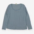 Frugi Organic Pointelle Blue Stripe Long Sleeve