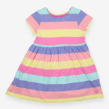 Dress jersey SS striped 