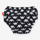 Lassig Swim diaper black horned viking helmets 