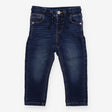 Pull on jeans blue drawstring