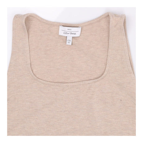 Yoga Vest top Oatmeal Modal and Elastane