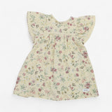 Pale Yellow Butterfly Dress