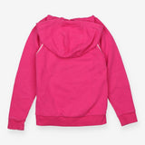 Pink hoodie heart with rainbow