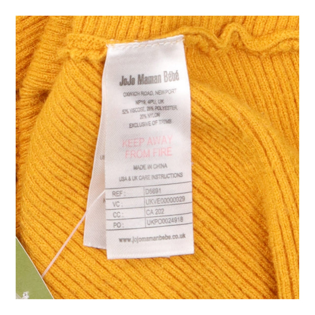 Jumper Mustard Yellow Fine Ribbed Batwing Jumper