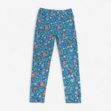 Leggings blue winter fairy