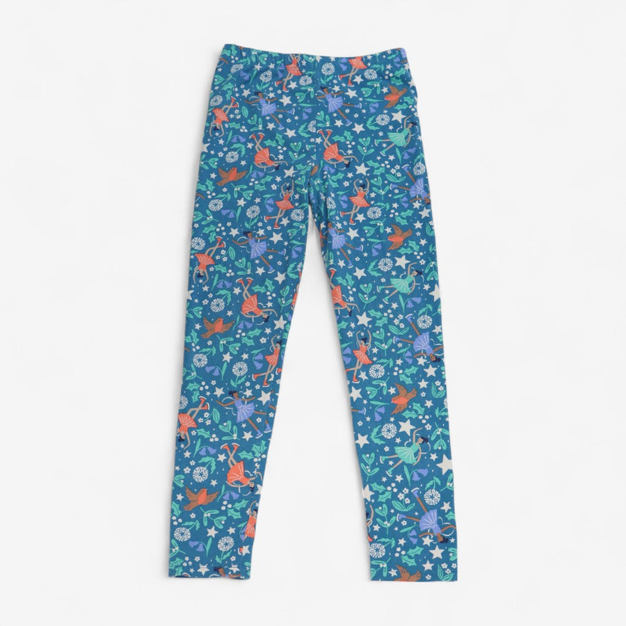 Leggings blue winter fairy