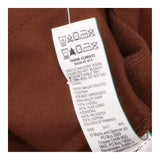 Shorts Brown Linen Blend High Waisted Pleat Front
