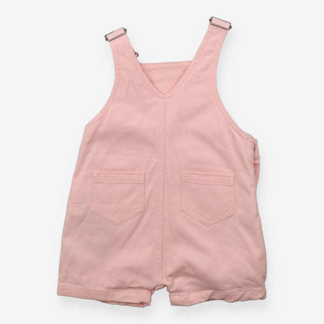 Seeds Heritage Denim Dungaree Pink with Buckles