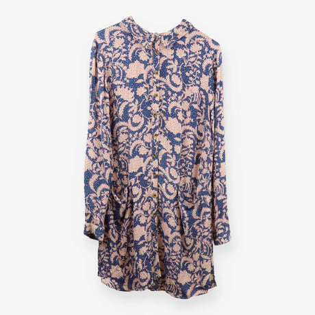 White Stuff Floral Button Through Shirt dress, Pin
