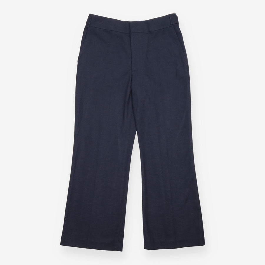 Club Monaco Navy Blue Textured Tailored Trousers