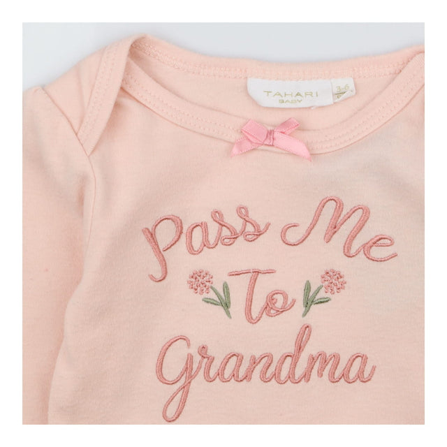 Tahari bodysuit pink pass me to grandma