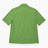 Sage Green Seersucker Short Sleeve Relaxed Shirt