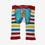 Primary stripe peter rabbit knit leggings