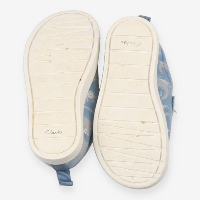 Canvas Trainer Blue Dinosaurs