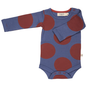 Bodysuit Giant Spot Orange and Blue