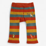 Knit leggings stripe the gruffalo