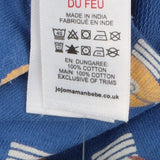 Dungarees blue tigers lions 