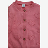 Cardigan Pink Hearts