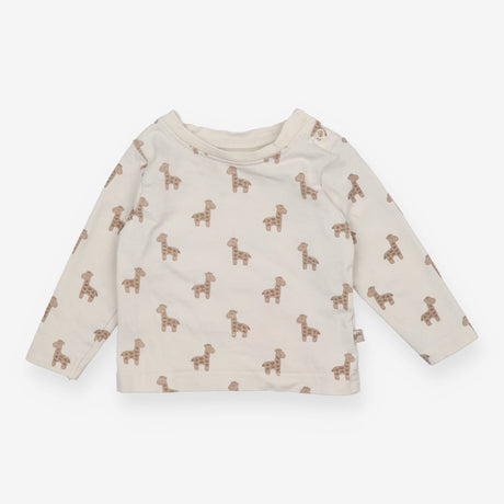 Cream Giraffes Long Sleeve