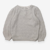 Sweater knit grey sparkle