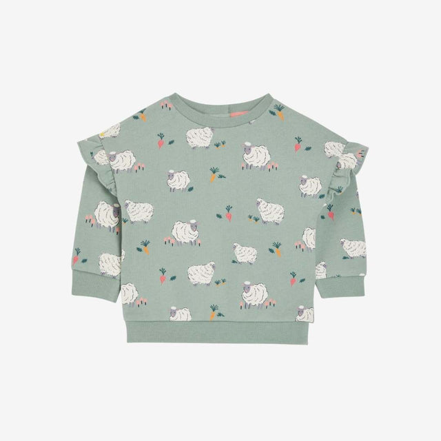 Sheep Print Sweatshirt