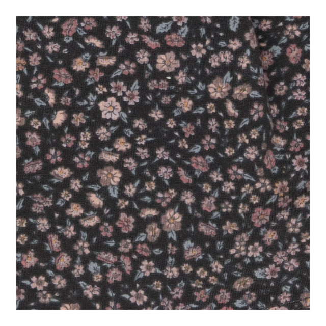 Long sleeve skater dress grey floral