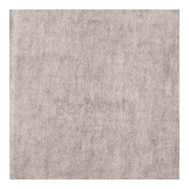Scarf Lambswool Fringe Grey Melange