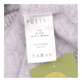 Tunic Jumper Grey Pure Cashmere Longline Side Butt
