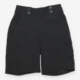 Grey Pull on Uniform Shorts with 4 buttons
