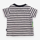 Tee SS blue stripe Hungry Caterpillar