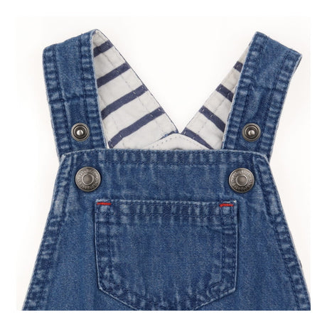 Dungaree denim shortie