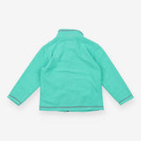 Fleece Jacket green with purple zip