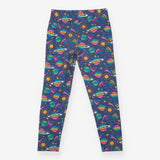 Leggings Jersey Blue Starburst