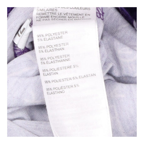 Dress Purple Maths Equation Print Short Sleeve Fit