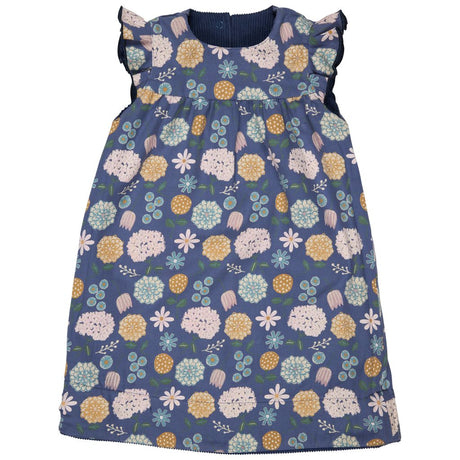 Winter Shift Dress - Reversible Blue Cord