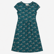 Dress Teal Blue Sailboat Print