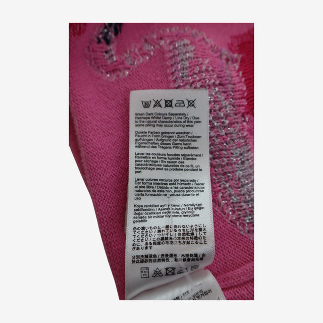 Cardigan Pink with Glittery Flamingos