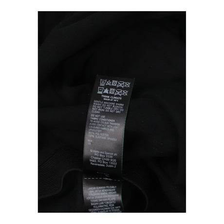 Leggings Black High Rise Faux Suede Stretch Slim