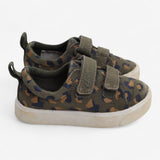 Trainers Green Camo Print