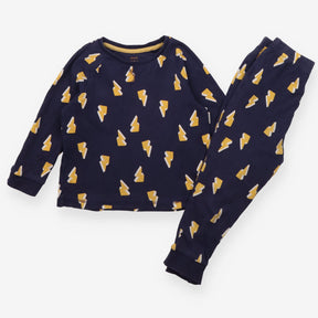 Pjs navy lightning bolts