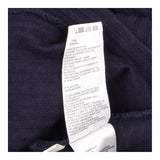 Dress Navy Ribbed Fit and Flare Short Sleeve