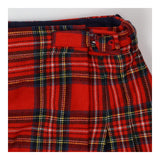 Skirt red tartan
