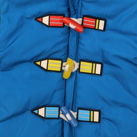 Puffer coat colouring pencils