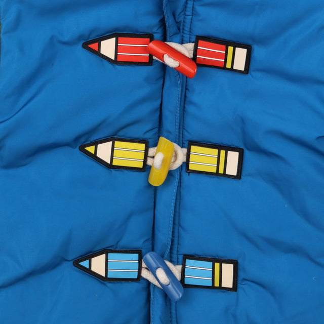 Puffer coat colouring pencils