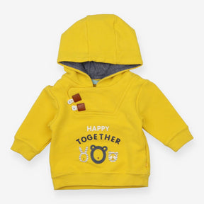 Hoody yellow happy together