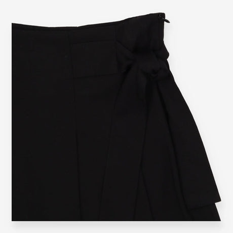 A-line skirt with wrap belt