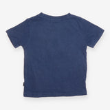Blue T-shirt Zebra Applique