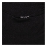 Knit Dress Black Cowl Neck Batwing Sleeve