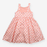 Dress pink spotted