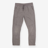 Trousers grey pull on drawstring